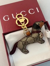 2026 GUCCI Charm Handmade Dog Keychain Gift Key Chain with New Box