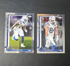 2025 Topps Chrome DJ Giddens & Tyler Warren Rookie Lot - 2 Cards, Colts