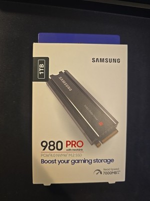 SAMSUNG 980 PRO SSD with Heatsink 1TB NVMe SSD Gen 4
