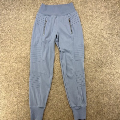 Women's Athleta Venice Moto Jogger Blue High Rise Athletic Pants XXS