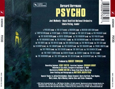 JOEL MCNEELY/BERNARD HERRMANN (COMPOSER) - PSYCHO [COMPLETE ORIGINAL MOTION PICT