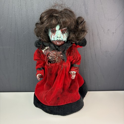 Corrina - Vintage Creepy Doll OOAK Horror Art Doll Zombie Goth With Visible Ribs