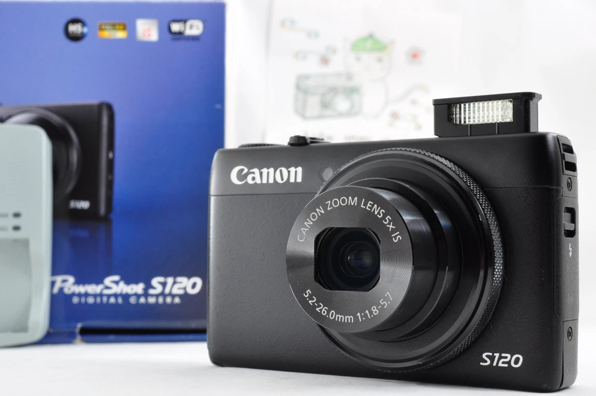 Canon PowerShot S120 デジカメ ほぼ新品 4871 Canon PowerShot S120 12.1MP Digital Camera - Black for sale online