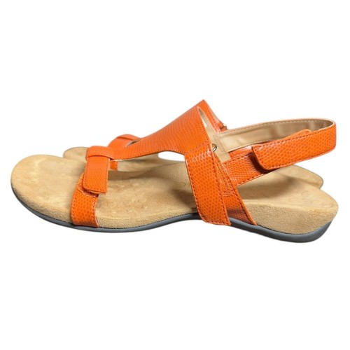 Vionic Giorgina sandali comodi donna 8 scarpe con cinturino arancione tacco orto slingback - Foto 5 di 13