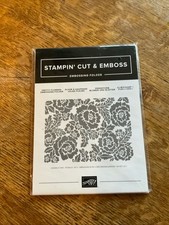 Stampin' UP PRETTY FLOWERS EMBOSSING FOLDER