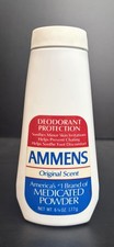 Vtg Ammens Original Medicated With Talc Body Powder 6.25 oz NOS 1981