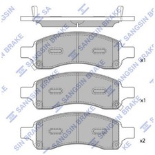 Hi-Q Bremsbelagsatz Bremsklötze vorne 8191783580 88965687 8889656810 | 799029