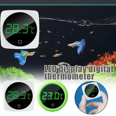 Acheter Aquarium Digital Thermometer LED Fish Tank Temperature Desig Wireless With B0F7
