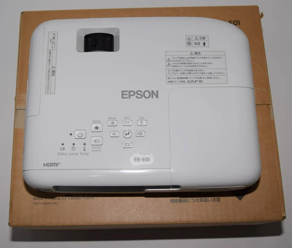 SEIKO EPSON EB-E01 business projector white home appliance brand NEW - Image 3 of 4