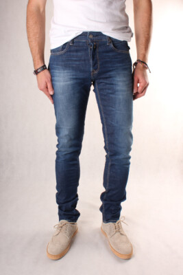 Neue Replay Herrenjeans MA972 435 270 009 Grover , Blau , Straight Fit