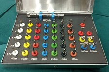 Complete Dental Implant Kit 35 Integral Stopper Drills with Drivers and Keys