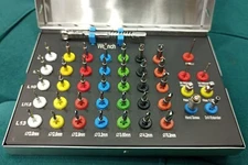 Complete Dental Implant Kit 35 Integral Stopper Drills with Drivers and Keys