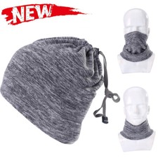 Winter Fleece Neck Gaiter Warmer Face Mask Windproof Tube Scarf for Ski Riding