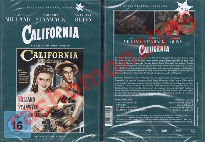 DVD CALIFORNIA (1947) Ray Milland Barbara Stanwyck Anthony Quinn John Farrow NEU