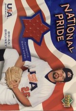 2004 Upper Deck Brian Bruney #NPJ-BB National Pride Game-Worn JSY USA Baseball 