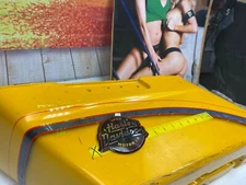 🔥OEM Harley Touring Fuel Tank Right Side Single Emblem Badge Aluminum