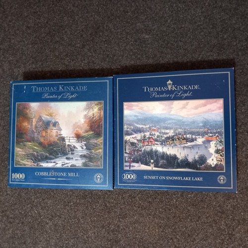 2 Thomas Kinkade jigsaw puzzles eBay