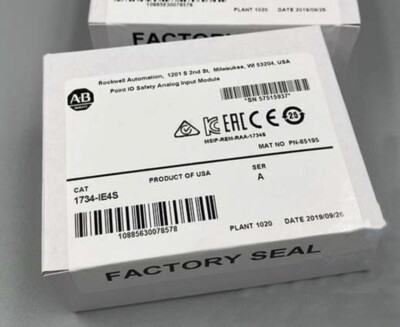 AB 1734-IE4S Point Guard I/O Safety Analog Input Module New Spot Goods??#KCY0