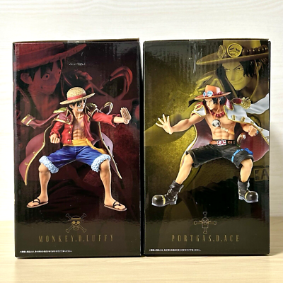 One Piece Ace Luffy Figure set Ichiban Kuji Legends over Time Last