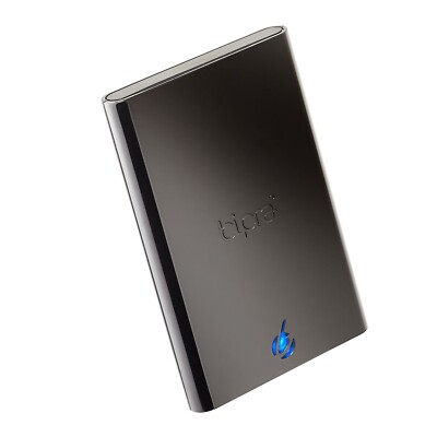 Bipra 2 TB 2,5 Zoll USB 2.0 NTFS schmale externe Festplatte - schwarz