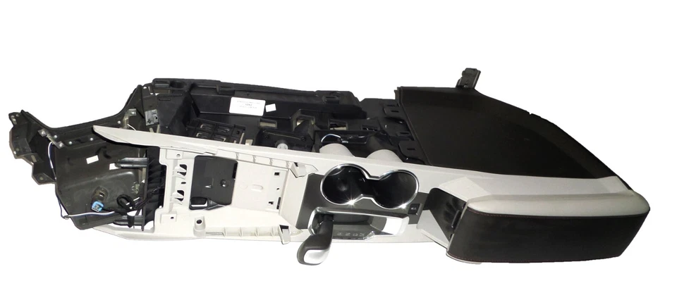 Chevrolet Equinox 2010-2015 nuevo OEM consola de piso gris marrón puntadas rojas cacao Foto 3 de 4