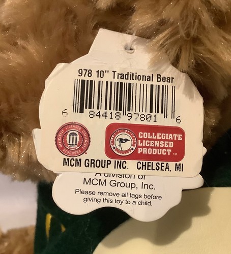 "Chaqueta Chelsea Oso de Peluche U Of O Colegiada Letterman de 10""" - Imagen 6 de 6