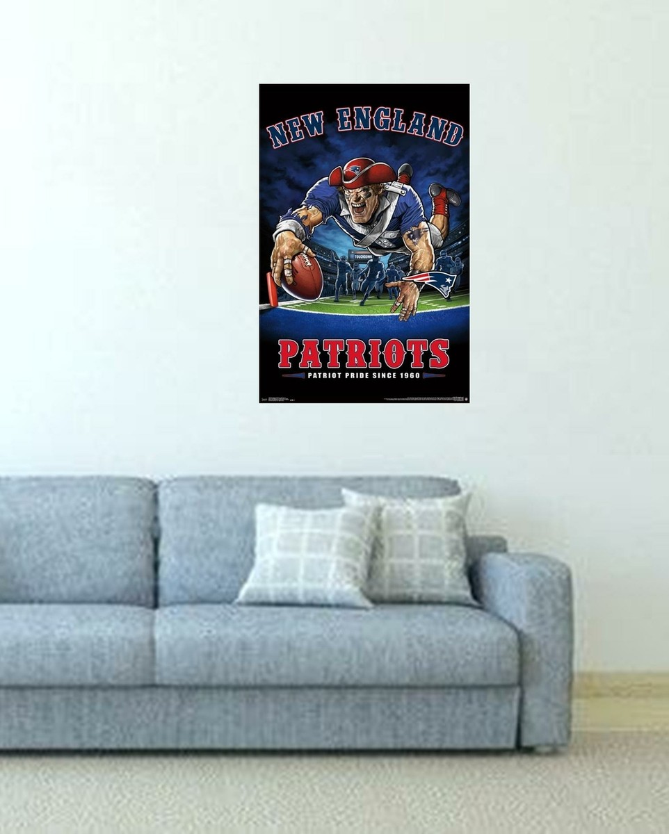 New England Patriots - End Zone - Patriot Pride since 1960 34x22