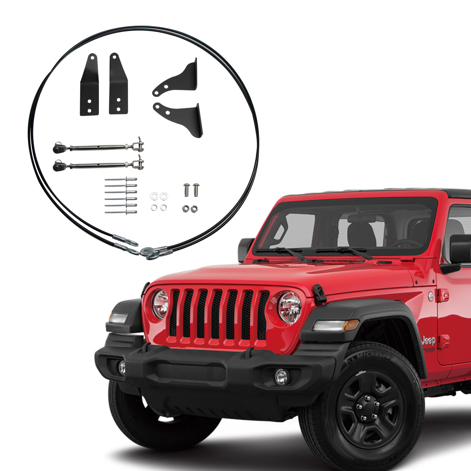 Limb Razor Jeep 2007-2018 Jeep Wrangler JK JKU Accessories 1 Set of Limb Riser Kit ...