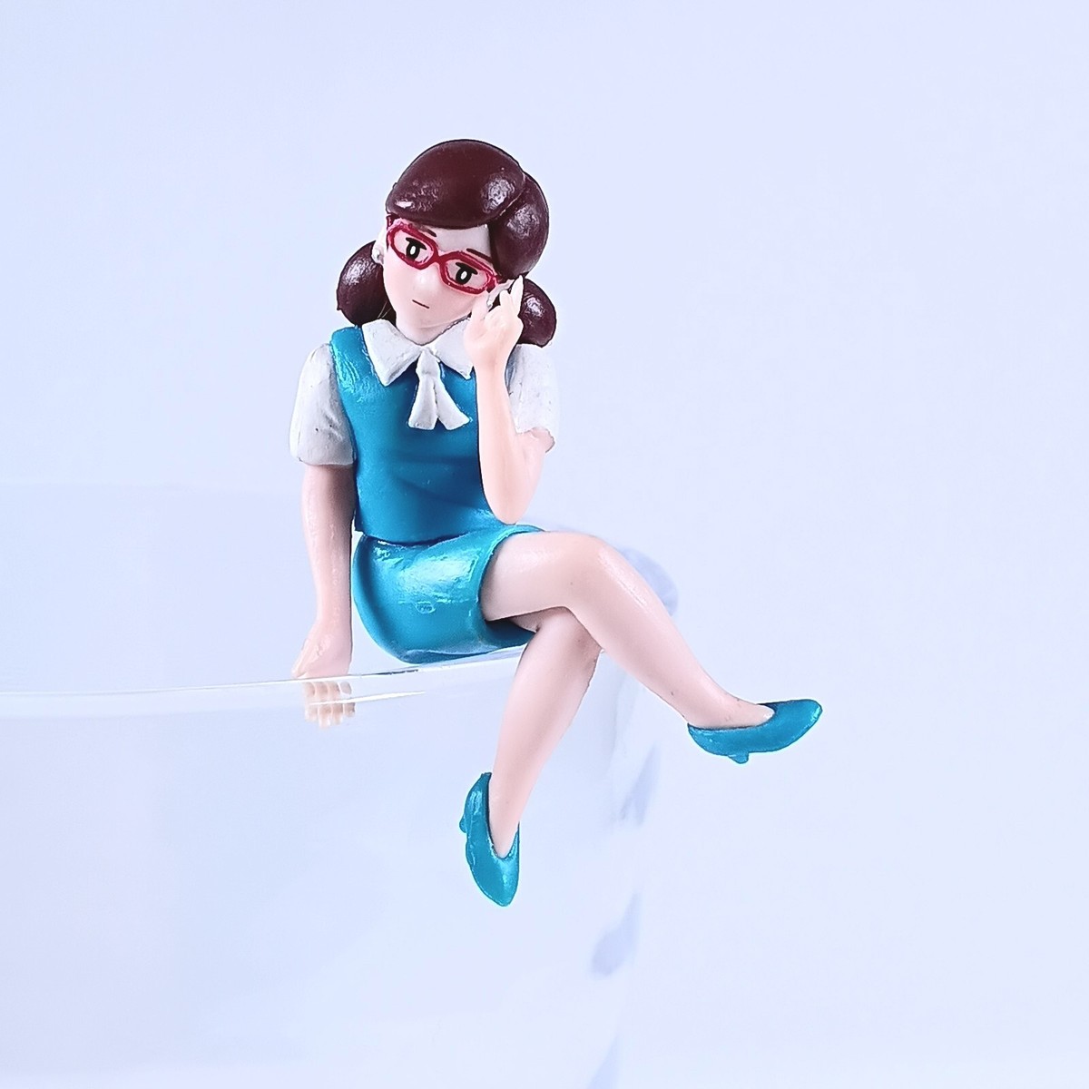 Fuchiko of the Cup Mini Figure Glass Accessory Gacha Japanese Toy