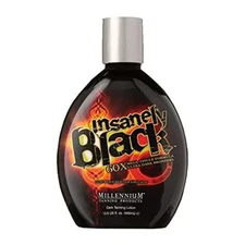 DARK TANNING LOTION Insanely Black 60x Mega Tingle MILLENNIUM TANNING PRODUCTS