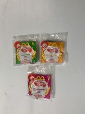 1998 McDonalds Mattel Hot Wheels Happy Meal Lot Of 3 NASCAR Cars Sealed