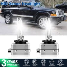 For Jeep Commander 2010 D1S LED Headlight Bulbs Conversion Kit 6000K White