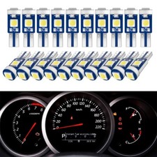 20x White T5 Bulb Dashboard Dash Instrument Light Sun Visor Vanity Mirror Lights 20x White T5 Bulb Dashboard Dash Instrument Light Sun Visor Vanity Mirror Lights