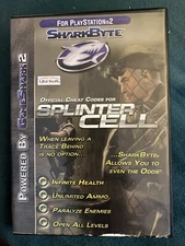 Gameshark 2 PS2 Version 3 Official Cheat Codes for Splinter Cell (PlayStation 2)