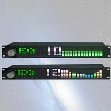 31-Bands Music Spectrum Display Dual Channel 15-Bands Digital Equalizer w/Remote