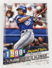 2020 Topps Baseball Decades Best 1990s Roberto Alomar #DB-57 Toronto Blue Jays