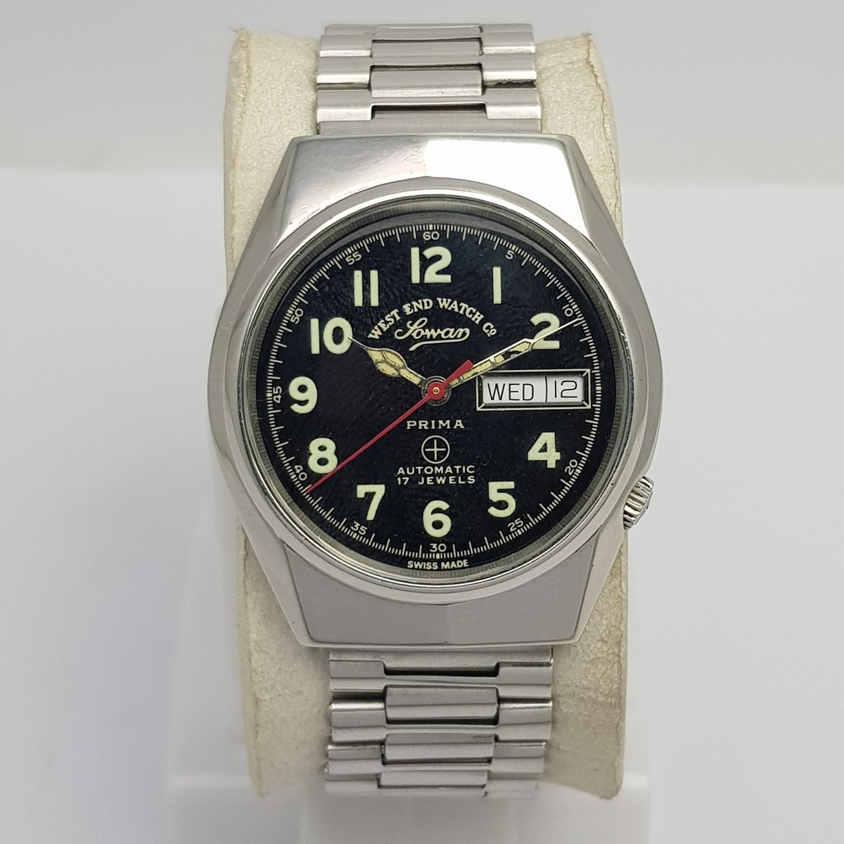 West End Watch Sowar Prima T-4457 Automatic Black Military Dial
