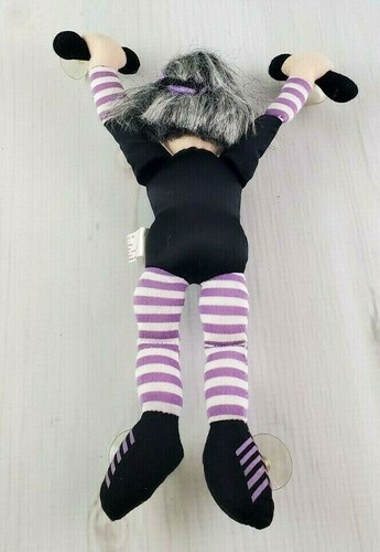 Muñeca de peluche colgante de pelo gris para dama entrenamiento aeróbico vintage - Imagen 3 de 5