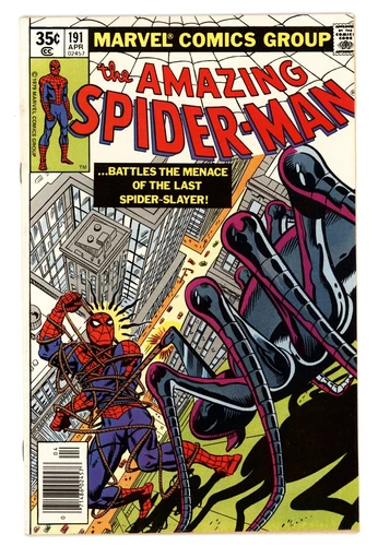 Amazing Spider-Man #191 VF+ 8.5 1979 Vs Spider Slayer Al Milgrom Cover