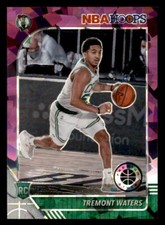 2019-20 Hoops Premium Stock Prizm Purple Cracked Ice #237 Tremont Waters RC #/25