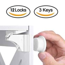 Magnetic Child Lock Protection Baby Safety Lock Drawer Latch Cabinet Door Lock
