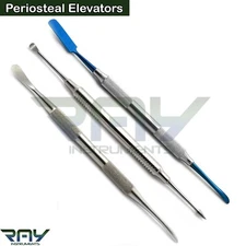 Dental Implant Surgical Periosteal Elevators Prichard Blue Molt 9 Buser Sharp