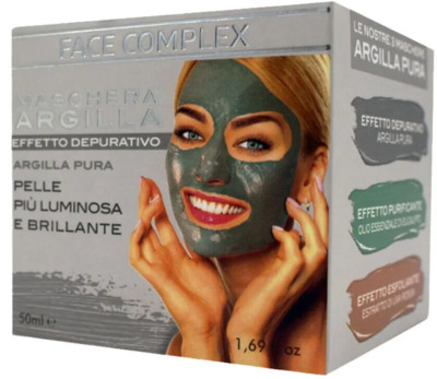 FACE COMPLEX CHARCOAL CLEANSING CLAY FACE MASK 50ML