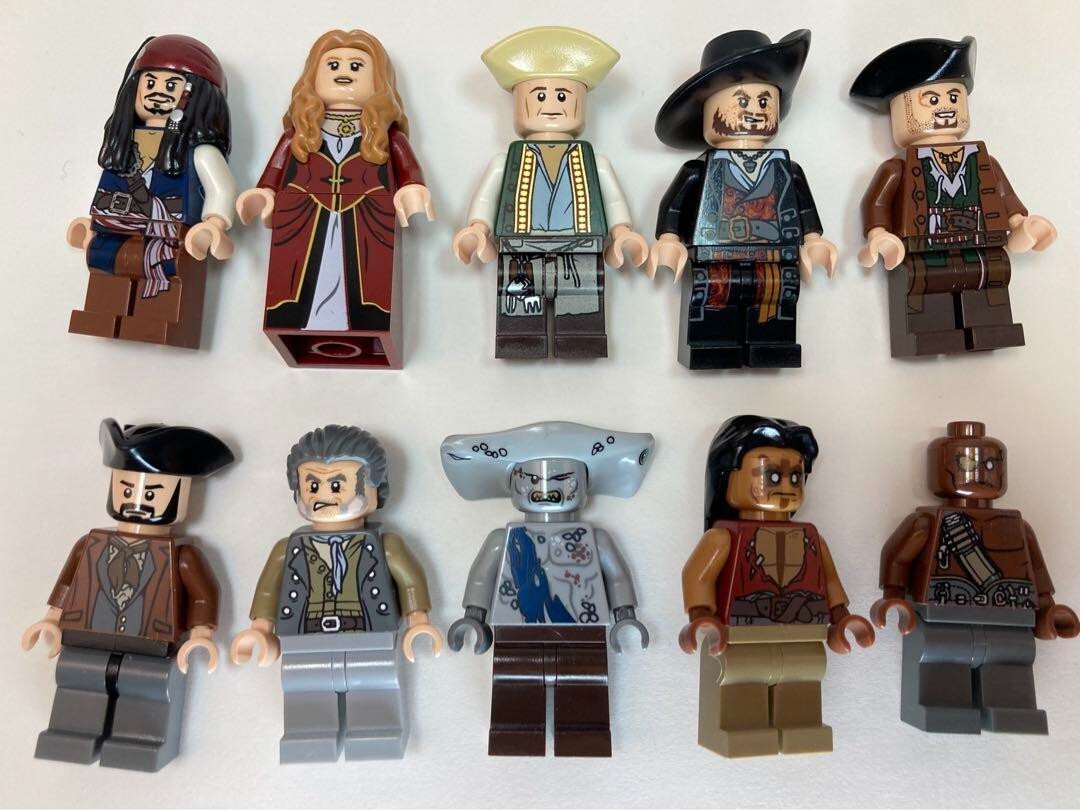 LEGO Mini Figure SET Pirates of the Caribbean Black Pearl Jack