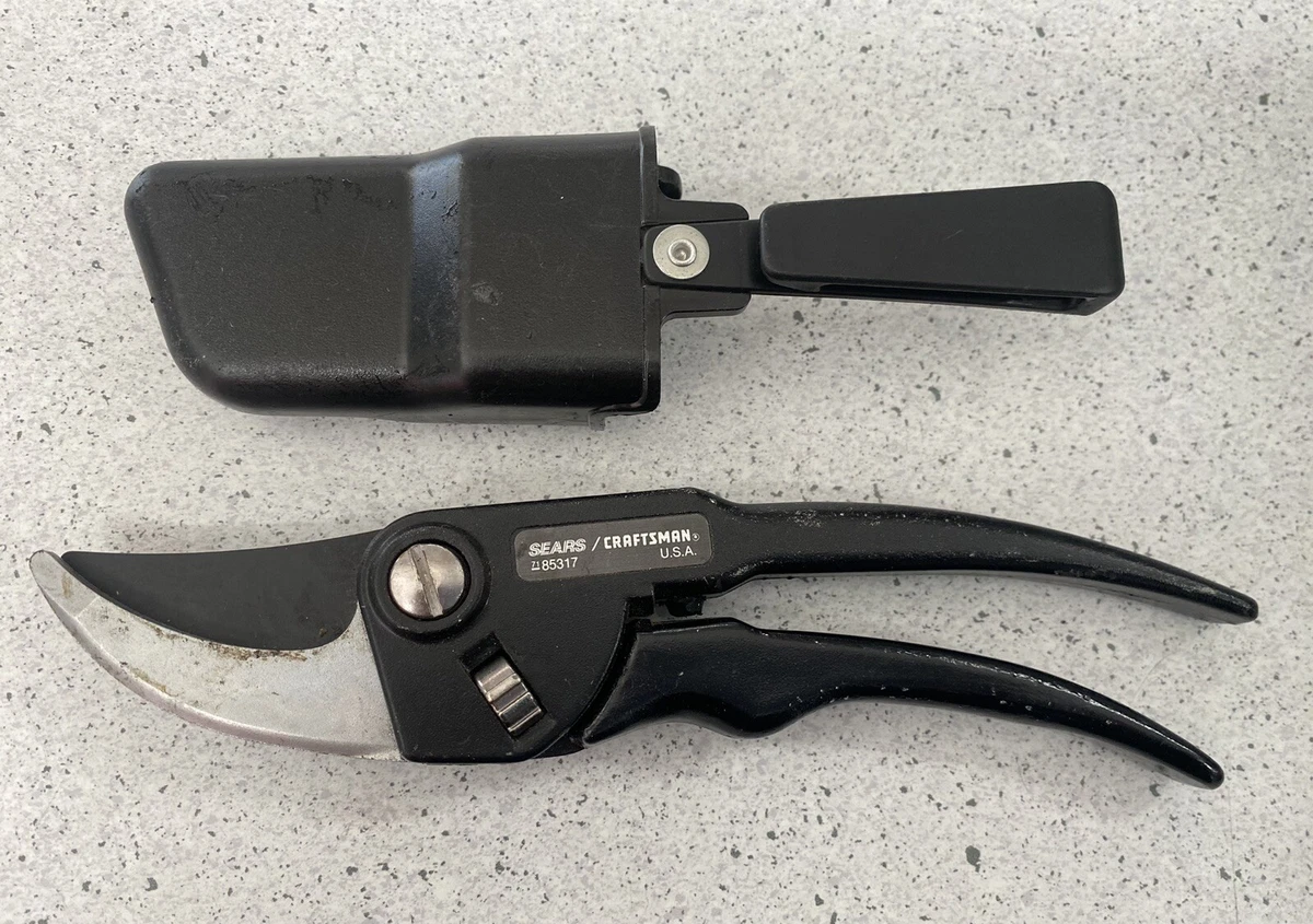 VTG SEARS PROFESSIONAL CRAFTSMAN HAND PRUNING SHEARS W HARD CASE
