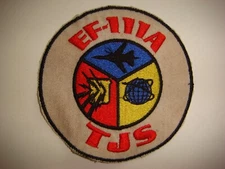 USAF GRUMMAN EF-111A RAVEN TACTICAL JAMMING SYSTEMS (TJS) PATCH