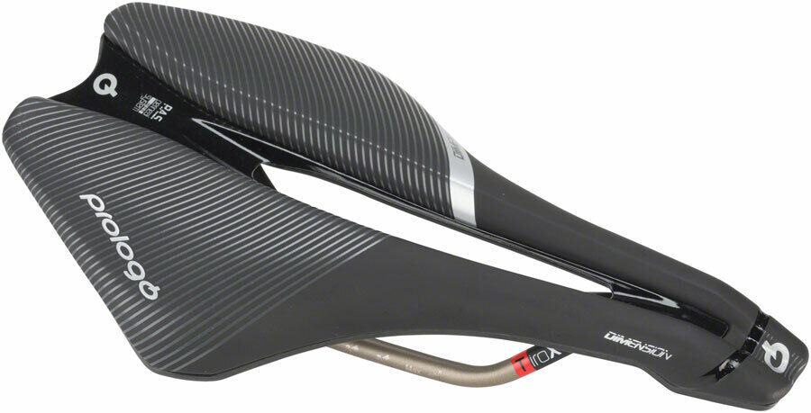 Prologo Dimension Saddle 143mm Wide Tirox Alloy Rails Black Zapewnienie jakości, tanie