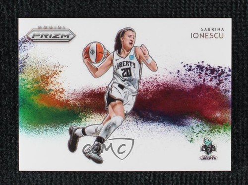 Sabrina Ionescu #9 2023 Panini Prizm WNBA Color Blast card