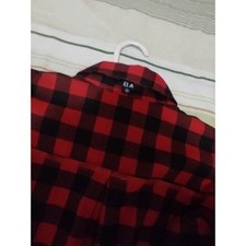 Charming Red & Black Plaid Dress - Long Sleeve, Short Length