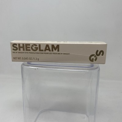 Sheglam Big N' Bright Eye Pencil 1,3 g weiß verpackt versiegelt Lidschattenstift